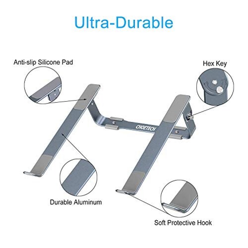 Funda Soporte Ajustable para computadora portátil, CHOET dor 9 y 17