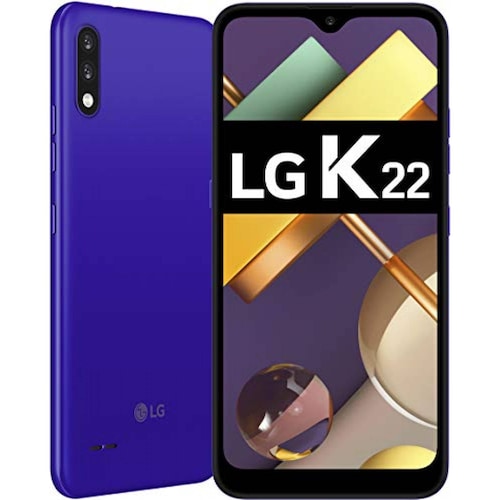 LG K22 Azul Móvil 4g Dual Sim 6.2 IPS HD+ Quadcore 32gb 2gb Ram Dualcam 13mp Selfies 5mp