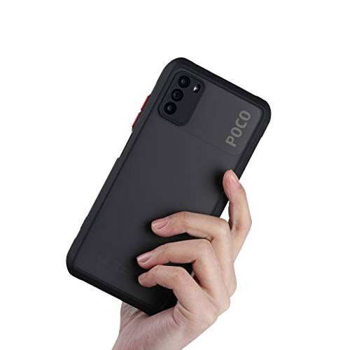 Funda Betefly Funda Uso Rudo para Xiaomi Poco M3, Protec sero Black