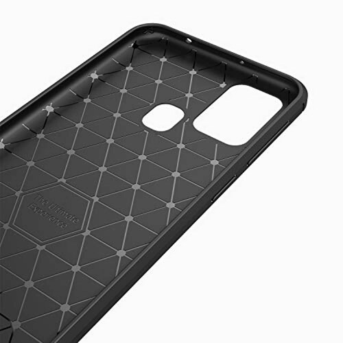 Funda HaroKing Funda para Samsung Galaxy M31,Silicona TP tos, Negro