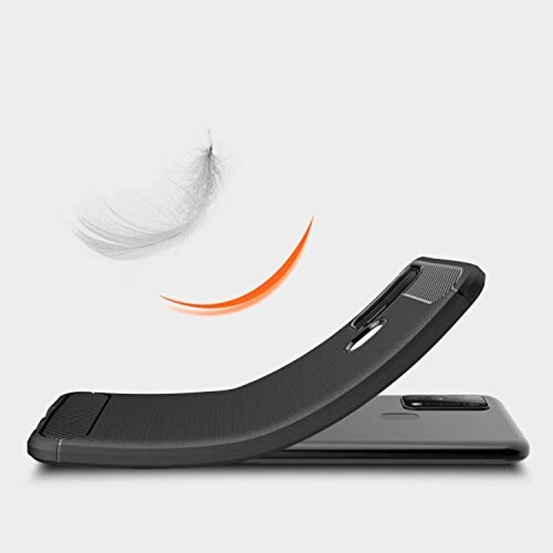Funda HaroKing Funda para Samsung Galaxy M31,Silicona TP tos, Negro