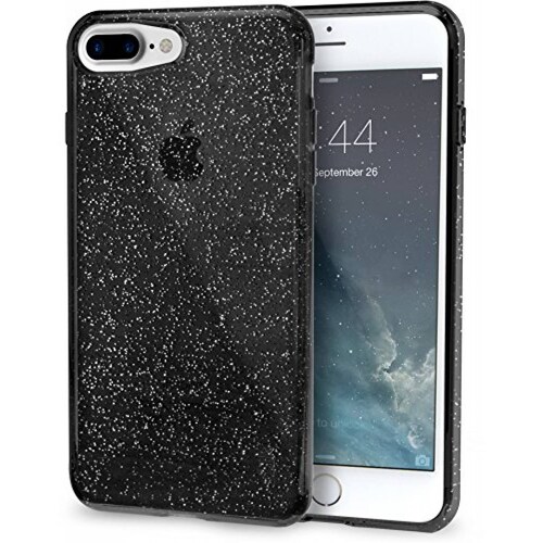  Funda Silk iPhone 7 Clear Case, Smoked Silver