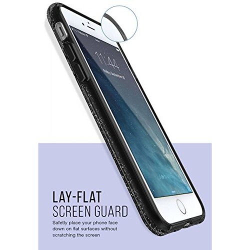  Funda Silk iPhone 7 Clear Case, Smoked Silver
