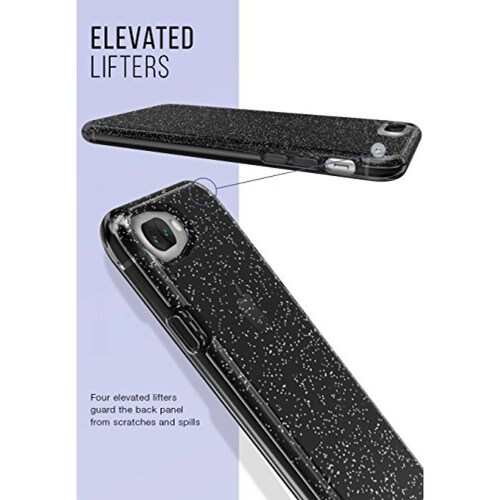  Funda Silk iPhone 7 Clear Case, Smoked Silver