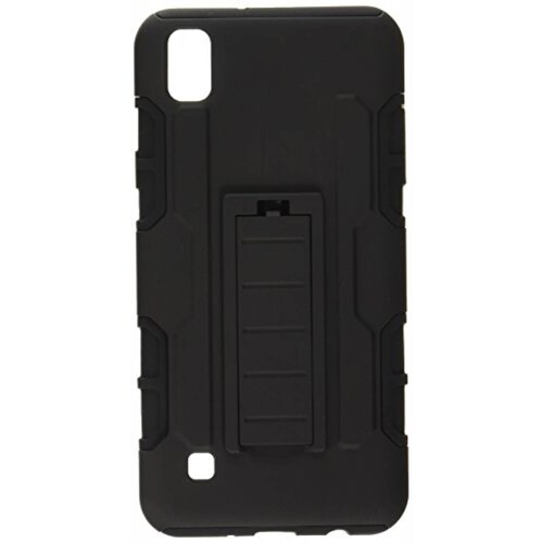  Funda Asmyna Cell Phone Case for LG Tribute HD, Black/Black