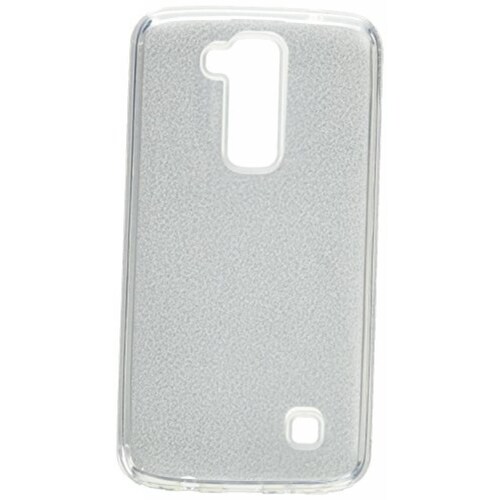  Funda Asmyna Cell Phone Case for LG K7 - Silver Full Glitter