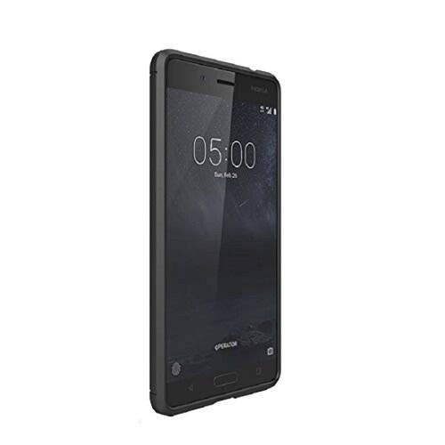  Funda Amzer Pudding - Carcasa de TPU Delgada, Nokia 5, Negro