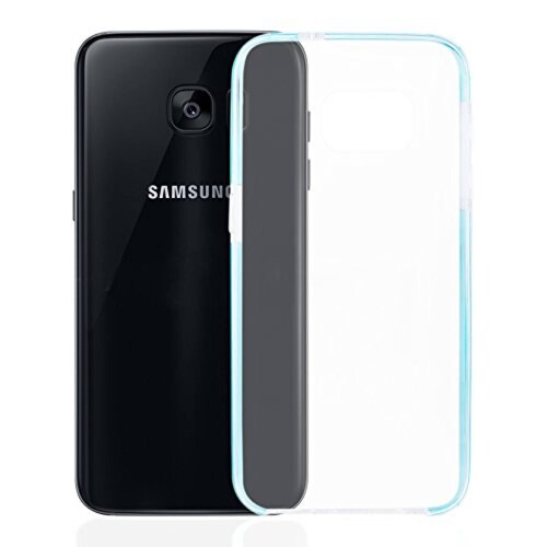 Funda Reiko - Carcasa para Samsung Galaxy S7 Edge, Color Azul