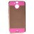  Funda Asmyna Cell Phone Case for HTC Bolt - Rose Gold/Hot Pink