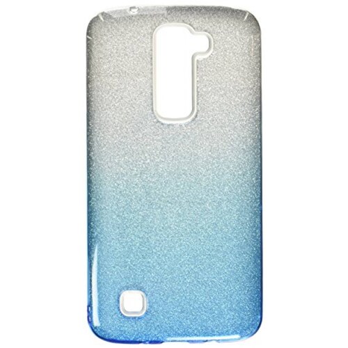  Funda Asmyna Cell Phone Case for LG K7 - Blue Gradient Glitter