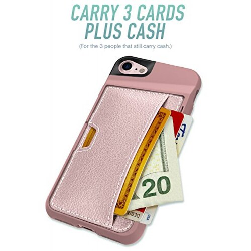  Funda Silk iPhone 7 and 8 Wallet Case, Slayer Vol. 2, Rose Gold