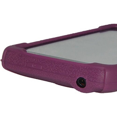  Funda Amzer - Carcasa de Silicona para HTC EVO 4G, Color Morado
