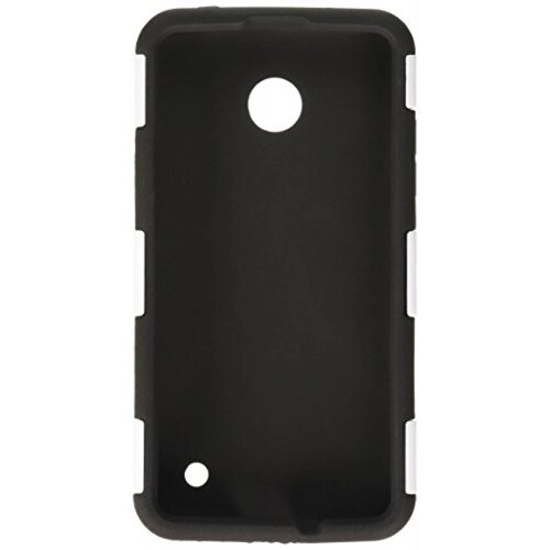  Funda HRWireless (TM - Funda para Nokia Lumia 635, Blanco/Negro