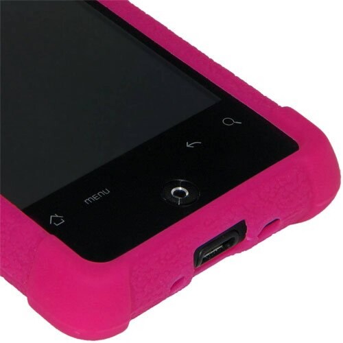  Funda Amzer AMZ88546 Silicone Skin Jelly Case for HTC Aria, Hot Pink