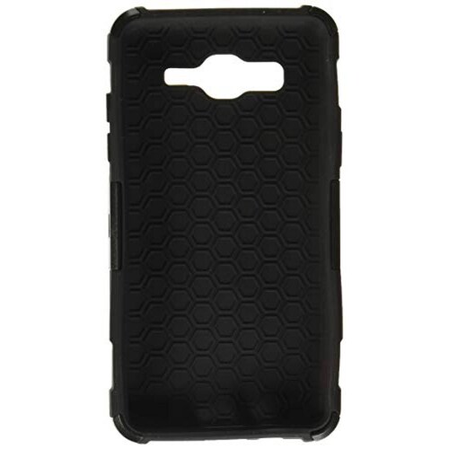  Funda HRWireless Cell Phone Case for Samsung Galaxy On5 - Black/Black