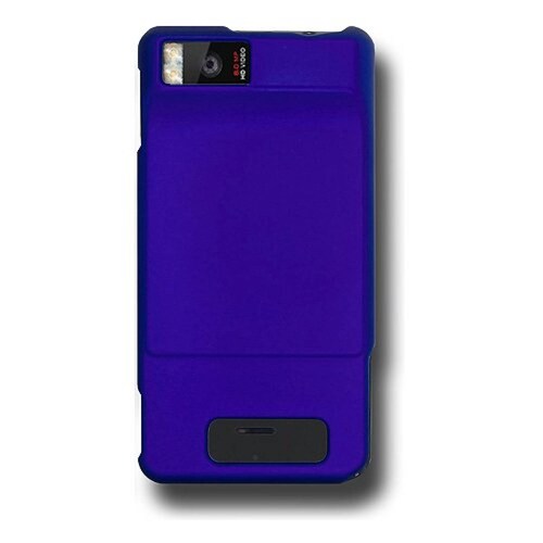  Funda Amzer Rubberized Snap-On Case for Motorola Droid X MB810 - Blue
