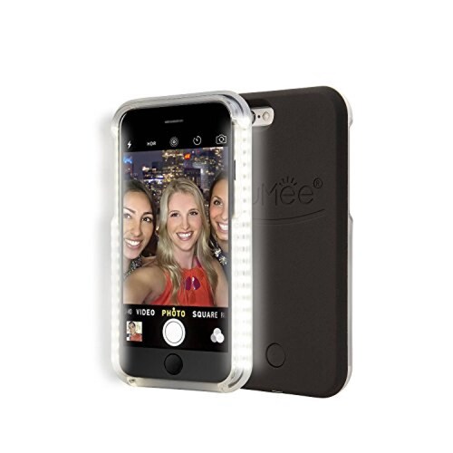  Funda LuMee Lighted Cell Phone Case FOR iPhone 6S Plus - Black, Negro