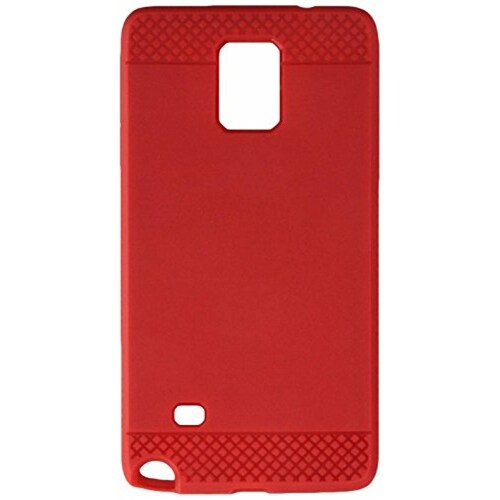  Funda Eagle Cell - Carcasa de Gel TPU para Samsung Galaxy Note 4, Rojo