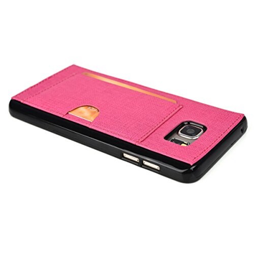  Funda Kroo - Funda para Samsung Galaxy Note 5 (con Tarjetero), Magenta