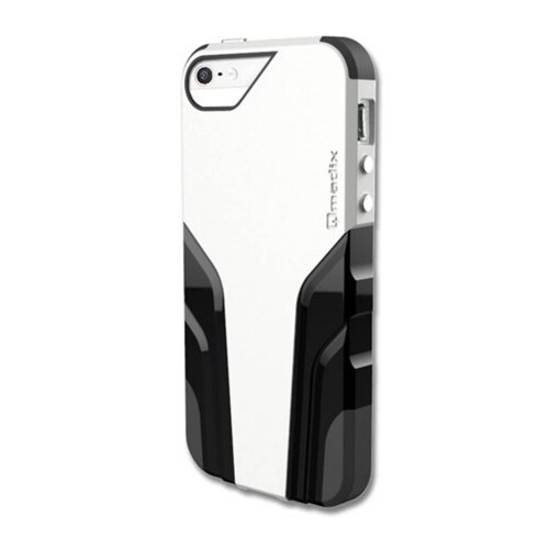  Funda Qmadix Vital para iPhone 5/5s - empaque de fábrica - Blanco/Negro