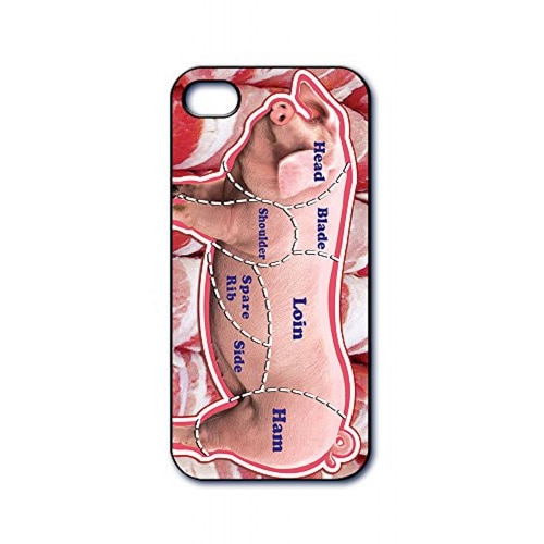  Funda Dimension 9 Cubierta para Celular iPhone 5/5s lenticular 3D, Bacon