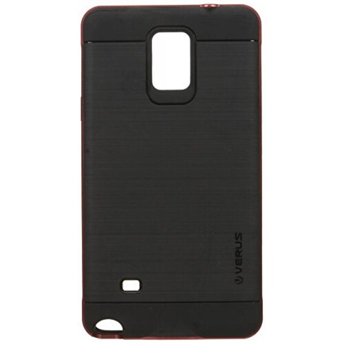  Funda Verus Estuche de Aluminio para Samsung Galaxy Note 4, Rojo metálico