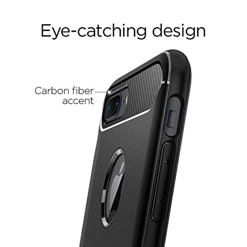  Funda Spigen Rugged Armor Funda Compatible con iPhone 7 Plus - Negro (PET)