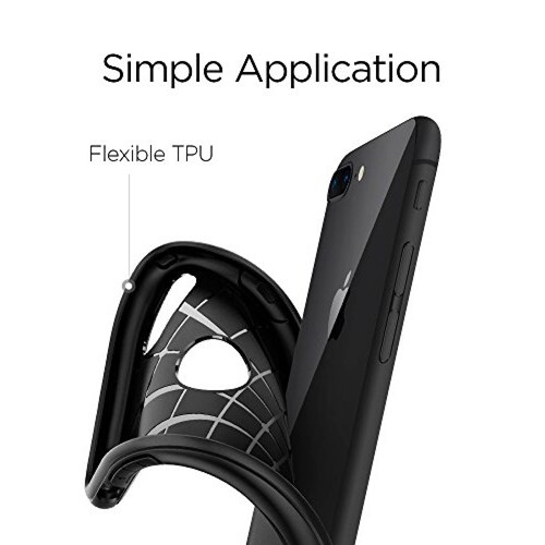  Funda Spigen Rugged Armor Funda Compatible con iPhone 7 Plus - Negro (PET)