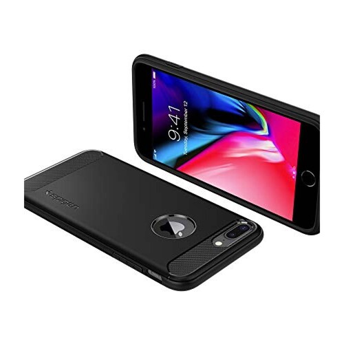  Funda Spigen Rugged Armor Funda Compatible con iPhone 7 Plus - Negro (PET)