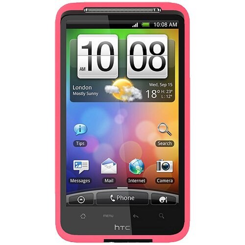  Funda Amzer AMZ89477 Silicone Skin Jelly Case for HTC Desire HD, Baby Pink