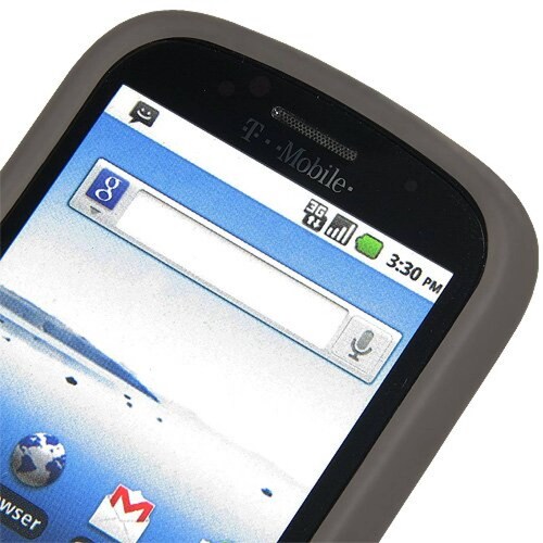  Funda Amzer AMZ89791 Silicone Skin Jelly Case for Huawei Comet U8150, Gray