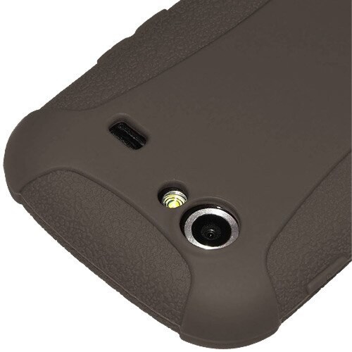  Funda Amzer AMZ90164 Silicone Skin Jelly Case for Samsung/Google Nexus S, Gray