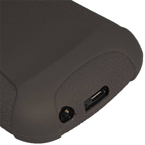  Funda Amzer AMZ90164 Silicone Skin Jelly Case for Samsung/Google Nexus S, Gray