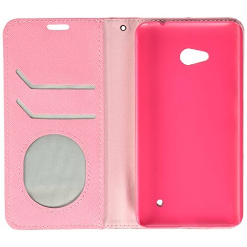  Funda Asmyna MyBat - Funda de Transporte para Microsoft Lumia 640, Rosado/Rojo