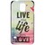  Funda MaryJane Plastic Cover for Samsung Galaxy S5, Live The Life You Love Hard