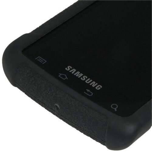 Funda Amzer AMZ88806 Silicone Skin Jelly Case for Samsung Captivate i897, Black