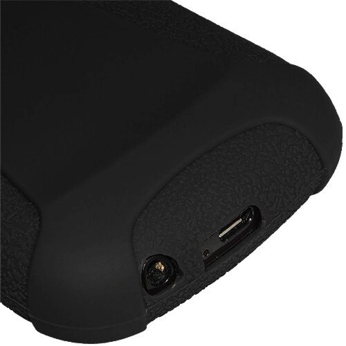  Funda Amzer AMZ90163 Silicone Skin Jelly Case for Samsung/Google Nexus S, Black