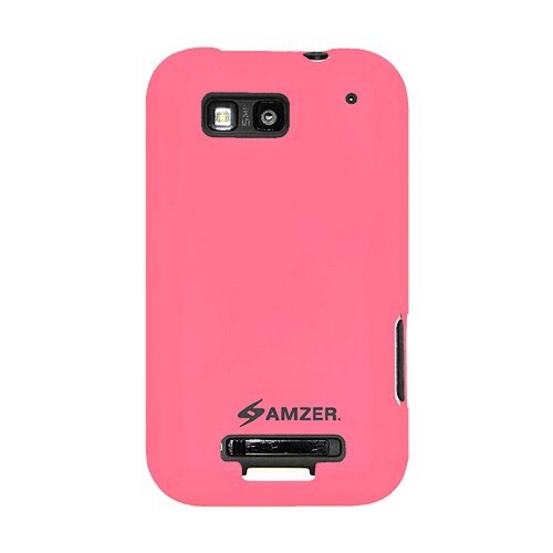  Funda Amzer AMZ89391 Silicone Skin Jelly Case for Motorola Defy MB525, Baby Pink