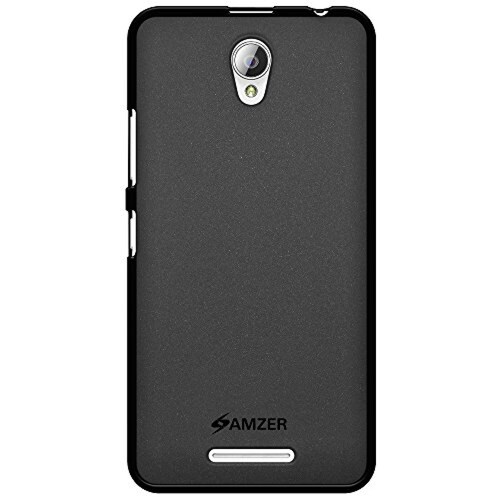  Funda Amzer Pudding TPU Impact Resistant Back Cover Skin for Lenovo A5000, Black