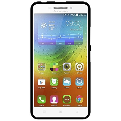  Funda Amzer Pudding TPU Impact Resistant Back Cover Skin for Lenovo A5000, Black