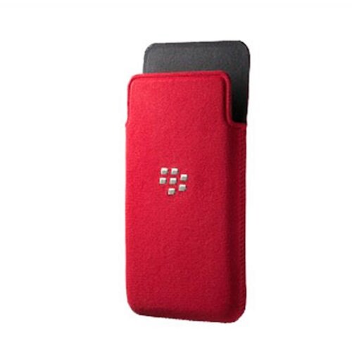  Funda BlackBerry ACC-49282-302 Z10 - Bolsillo de Microfibra (1 Unidad), Color Rojo