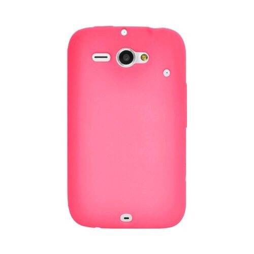  Funda Amzer AMZ91679 Silicone Skin Jelly Case for HTC Chacha/HTC Status, Baby Pink