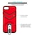  Funda Idenmex Funda Case para iPhone 8 Plus/7 Plus Uso Rudo Heavy Duty, color Rojo