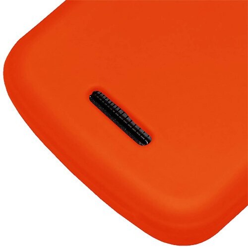  Funda Amzer AMZ89579 Silicone Skin Jelly Case for Motorola Droid Pro XT610, Orange