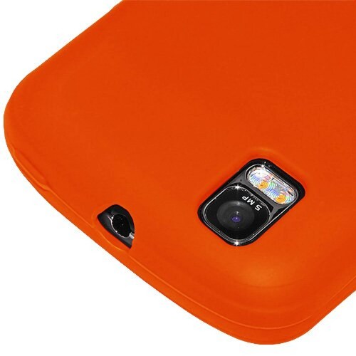 Funda Amzer AMZ89579 Silicone Skin Jelly Case for Motorola Droid Pro XT610, Orange