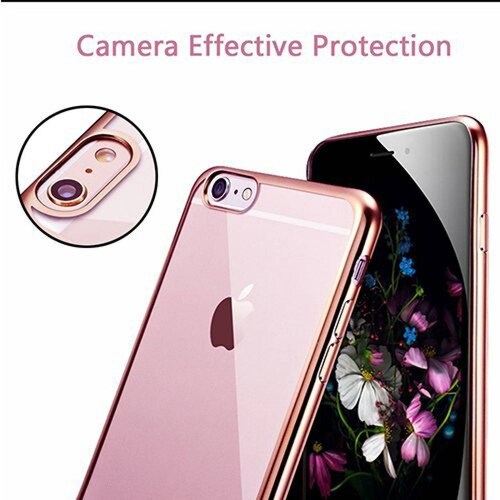 Funda Tera Grand Silicone Ultra Thin Light Cell Phone Ca  Rose Gold