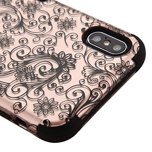 Funda MyBAT Funda Case para iPhone XS Max, Doble Protect color Lace