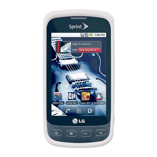 Funda Amzer AMZ89632 Silicone Skin Jelly Case for LG Opt rent White