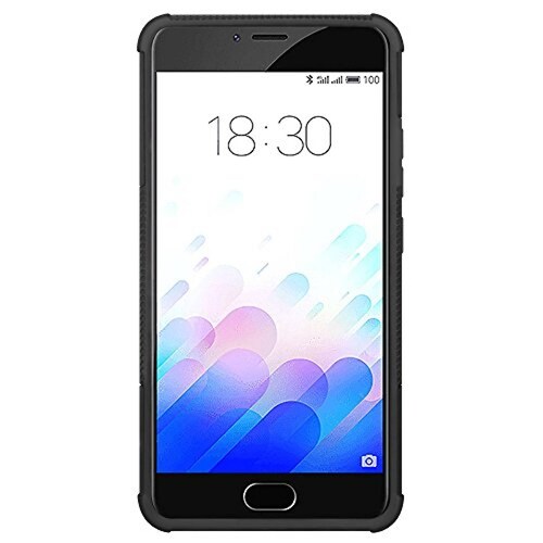 Funda Amzer Impact Resistant Hybrid Warrior Case with Ki MX3, Black