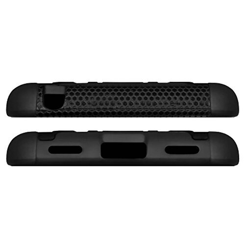 Funda Amzer Impact Resistant Hybrid Warrior Case with Ki MX3, Black